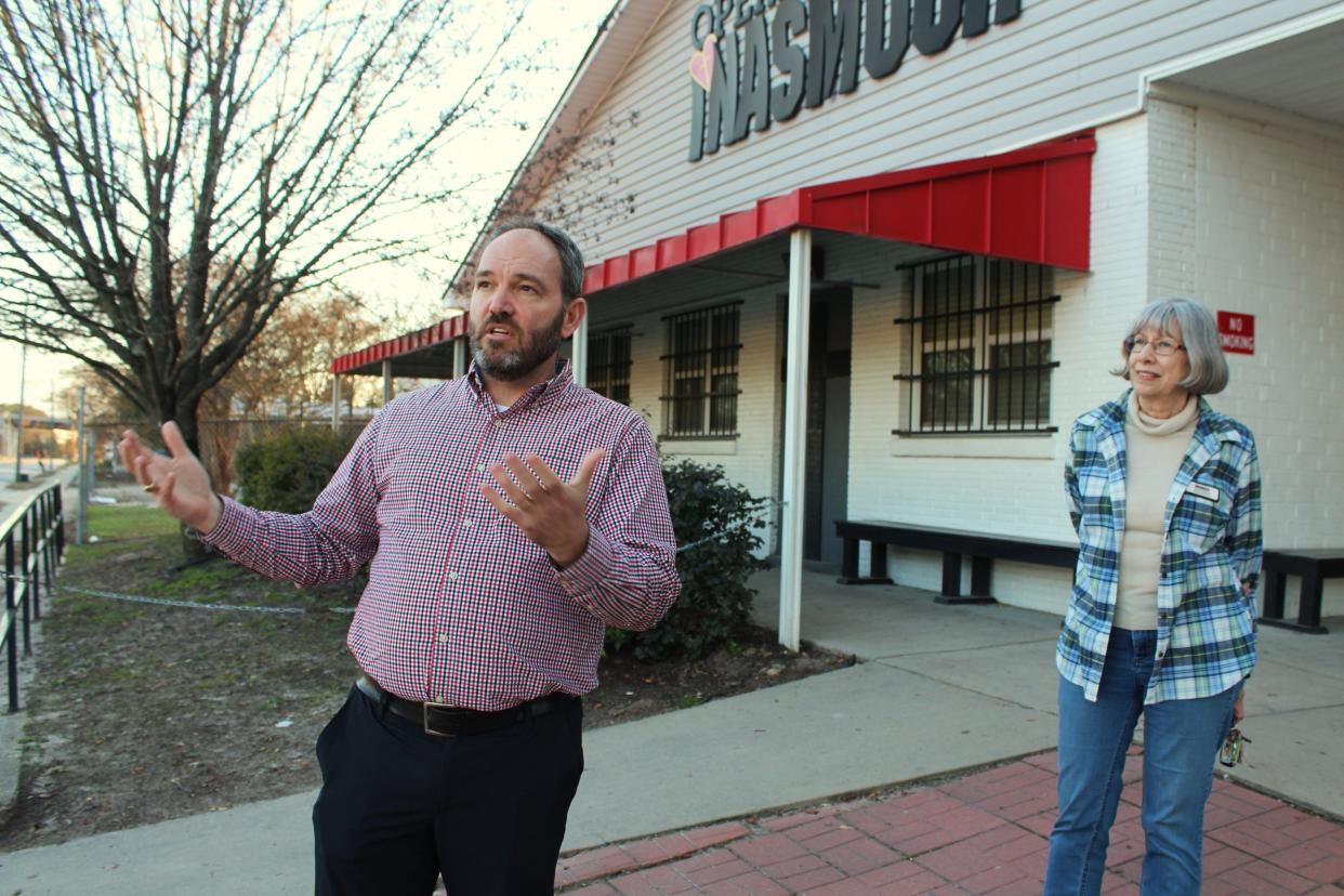 Fayetteville Area Operation Inasmuch shelter Executive Director Craig Morrison and Deputy director Barbara Speir have for years cobbled together private grants and donations to support the shelter's popular breakfast program, which stayed open throughout the pandemic.