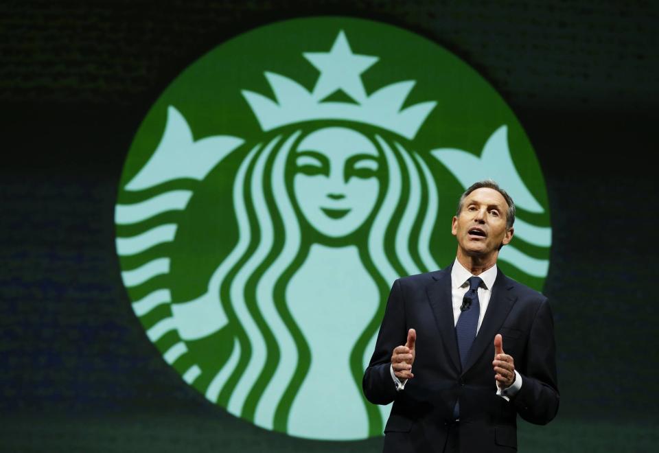 Starbucks, Donald Trump, Howard Schultz