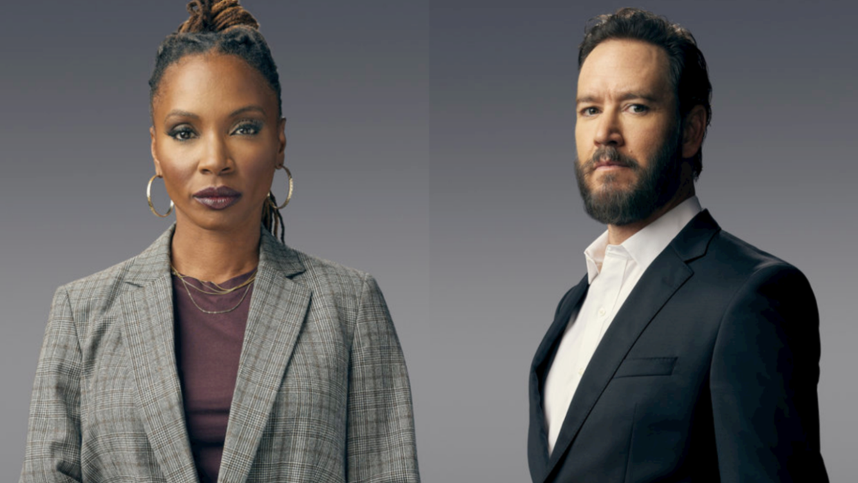  Shanola Hampton and Mark-Paul Gosselaar for NBC's Found. 