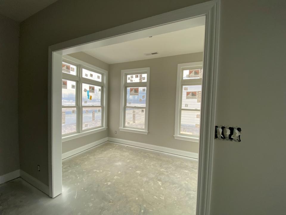 The optional sitting room extension in 650 Hazelwood Drive.