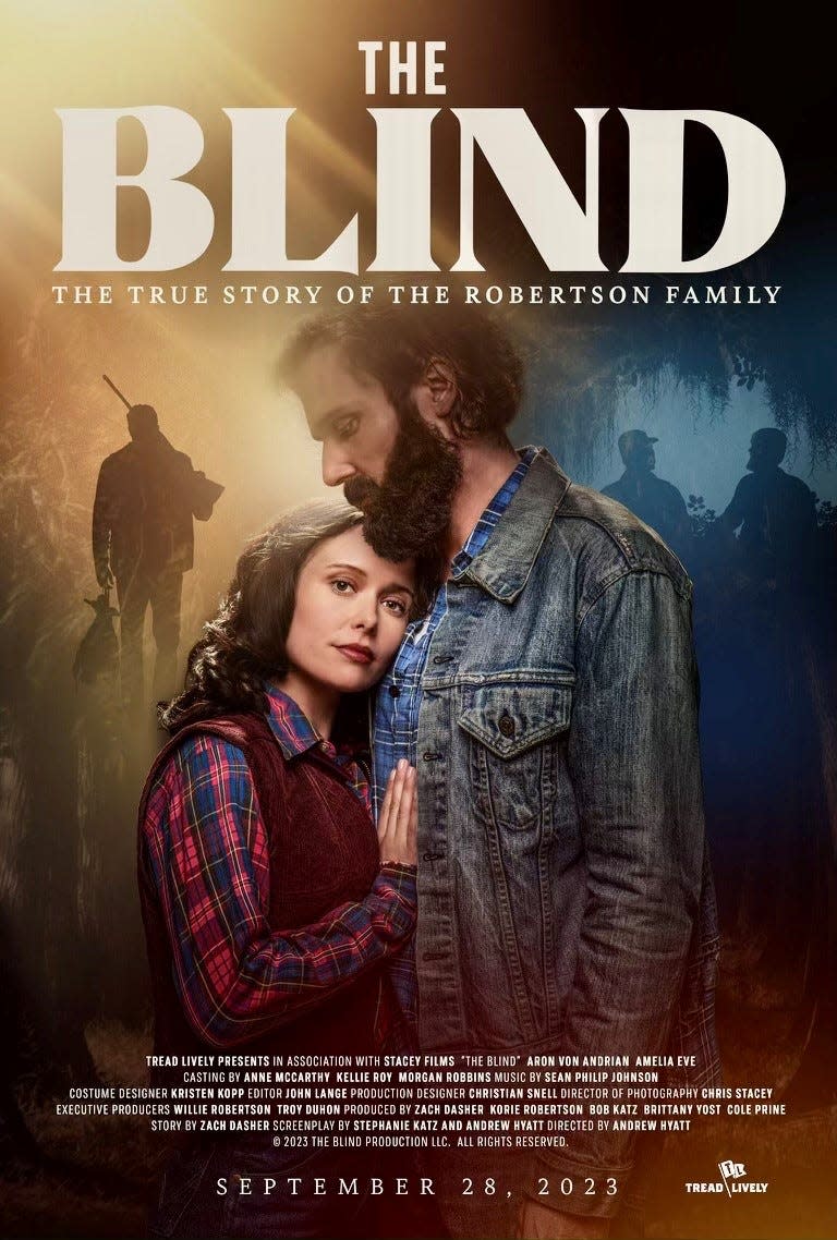 "The Blind" opens in 1,800 theaters nationwide on Sept. 28, executive producer Willie Robertson said.