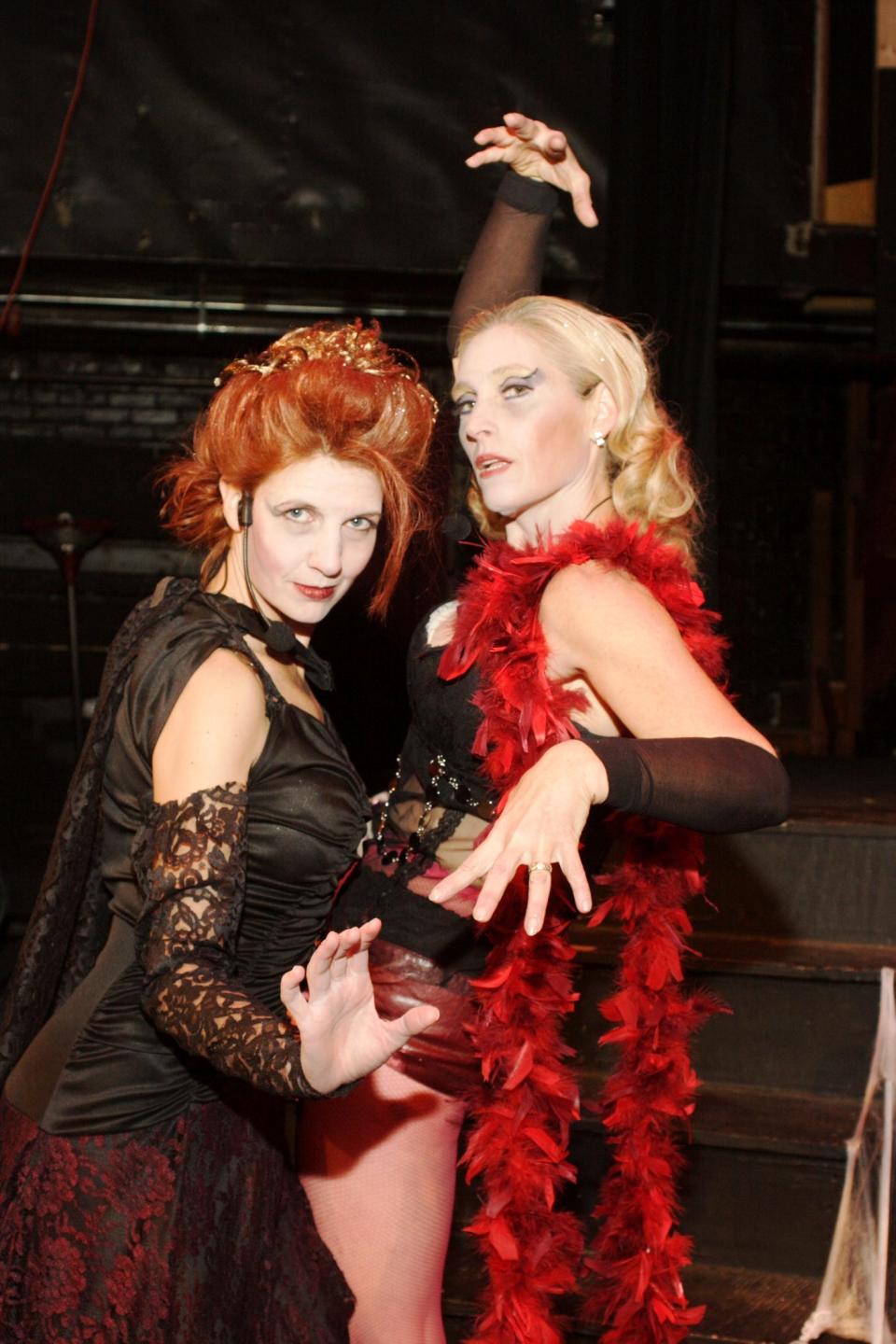 'Victoria Bledsoe' (left) played by Kelli Leigh-Ann Connors and 'Donna Shroud' played by Dianne Arabian.