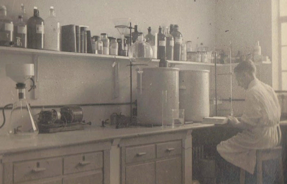 Jack Bowden was based in Clevedon, Somerset, where he worked on production of Penicillin (Picture: SWNS)