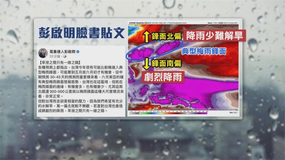 首波梅雨鋒面來了！新北石門時雨量破62毫米