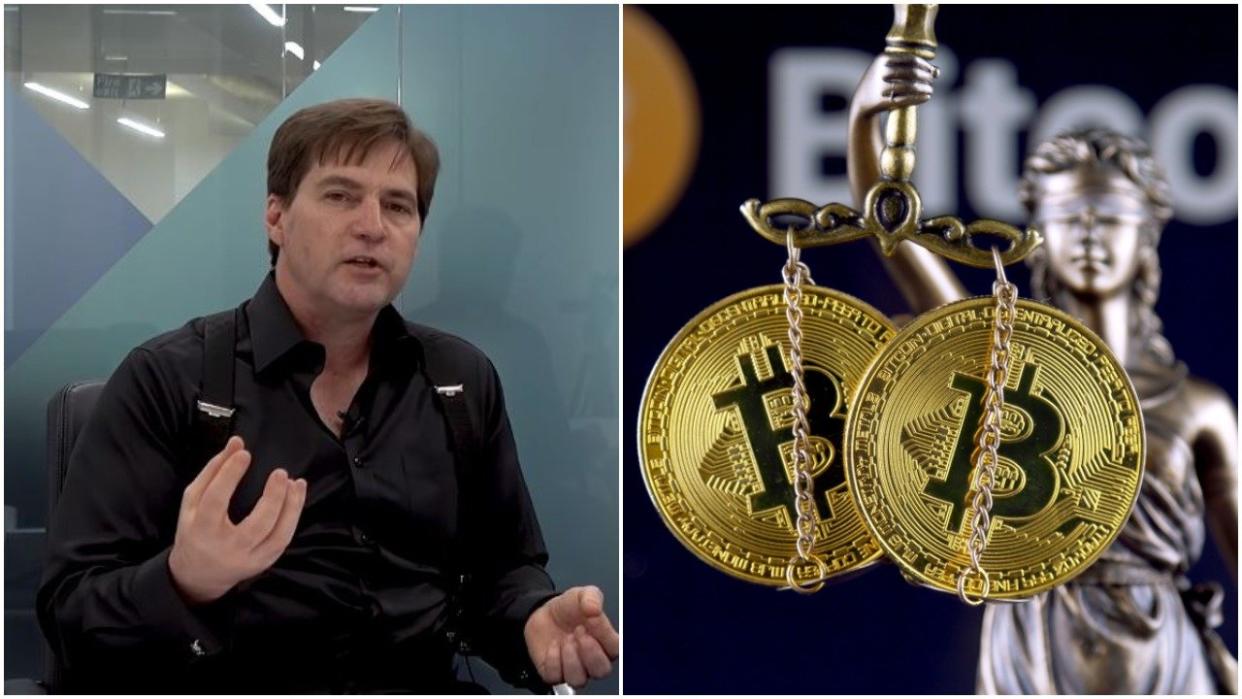 Craig Wright fumed at 'What Bitcoin Did' podcaster Peter McCormack, demanding the vocal critic call Wright 'Satoshi Nakamoto' in open court. | Source: YouTube (i), Shutterstock (ii). Image Edited by CCN.