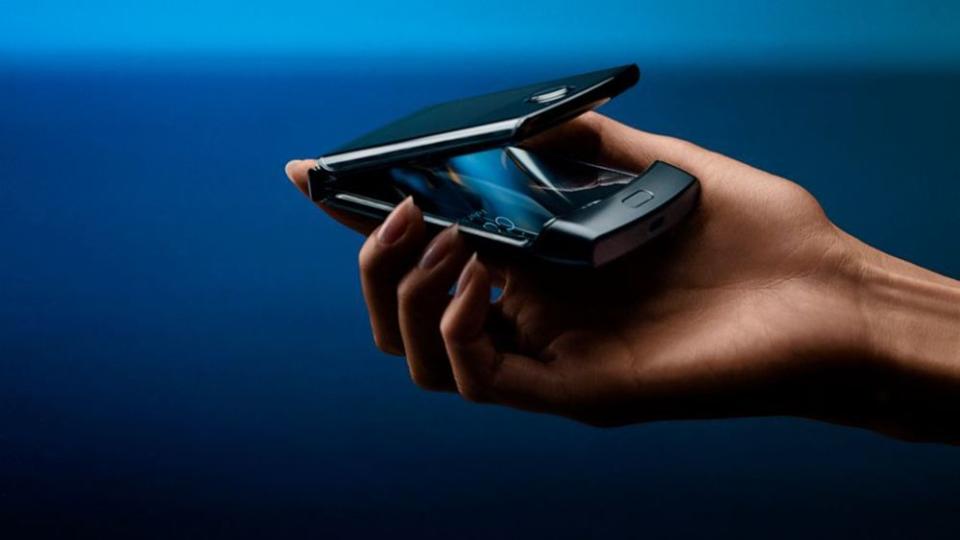 Motorola's upcoming Razr phone, which would be banned for people under 21 if the bill passed | Motorola