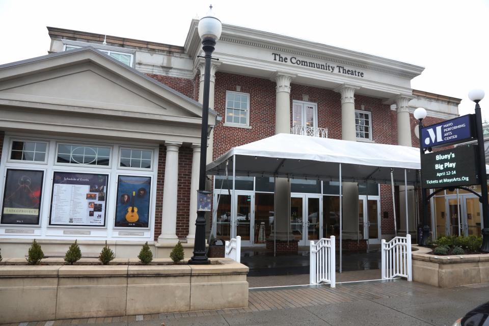 Morristown, NJ - April 3, 2024 -- The Mayo Performing Arts Center on South St. in Morristown.