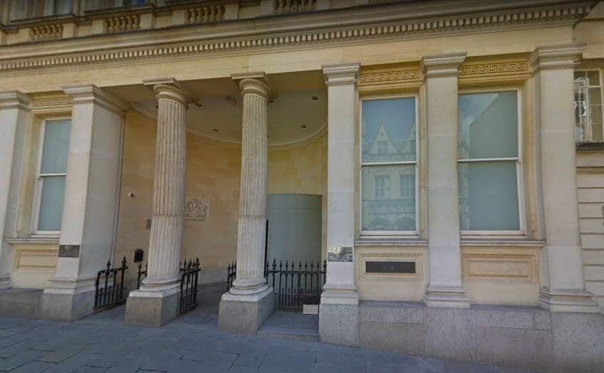 Perry was jailed for three years at Bristol Crown Court, pictured, and handed him a restraining order to have no contact with Miss Wibberley. (Google Maps)