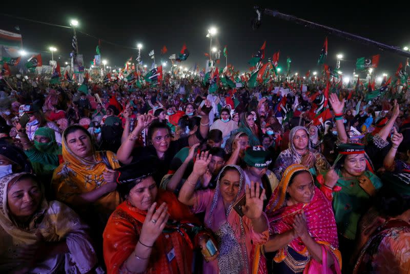 Anti-government protest rally in Karachi