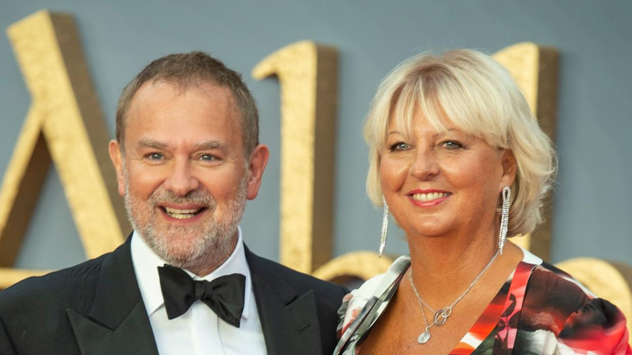 Hugh Bonneville and Lulu Williams at premiere 