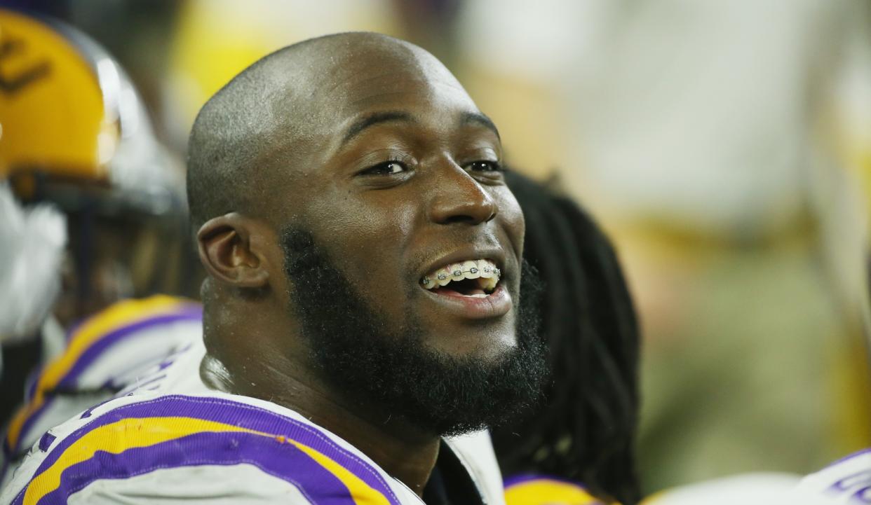 Leonard Fournette is really excited for the podcast's return (Getty). 