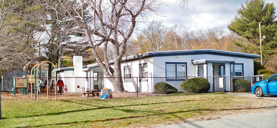 The Squantum day care next to the Nickerson American Legion Post and near Squaw Rock in Quincy on Monday, Nov. 28, 2022.