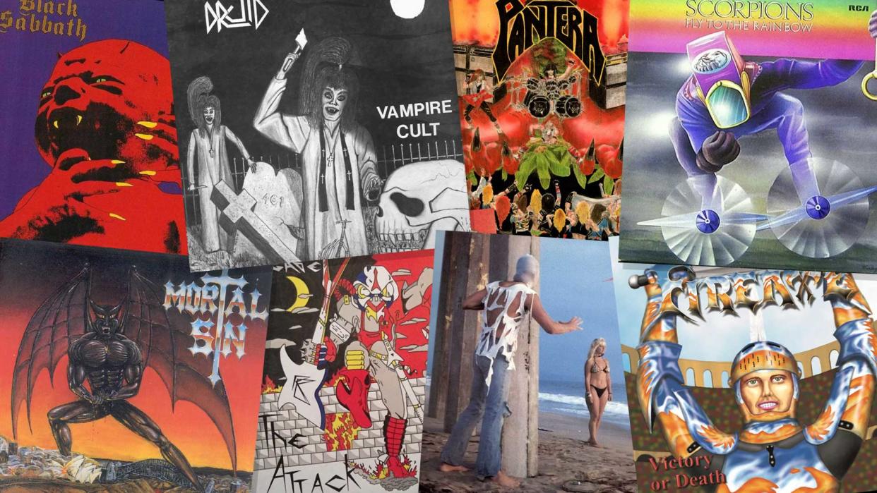  A collage of bad album covers 