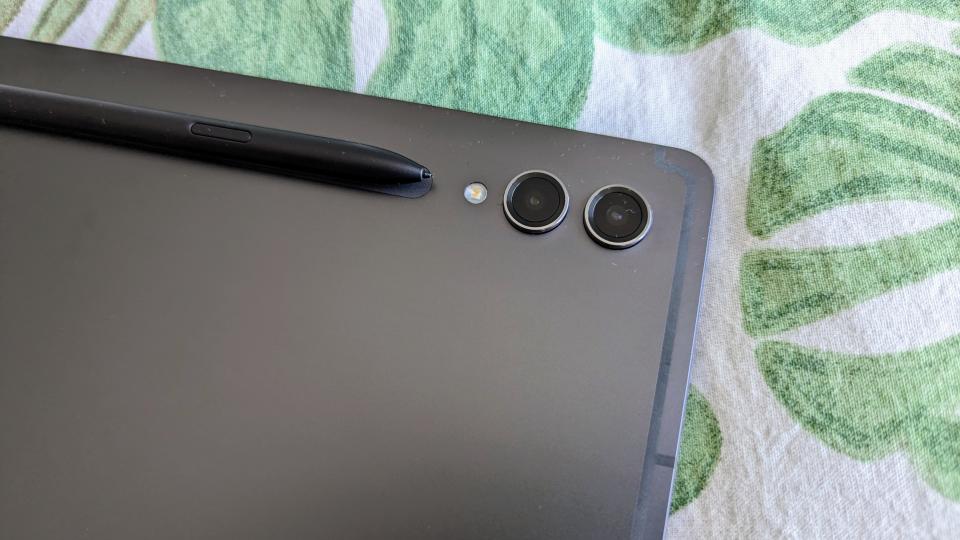 Samsung Galaxy Tab S9 Ultra 5G closeup of the camera