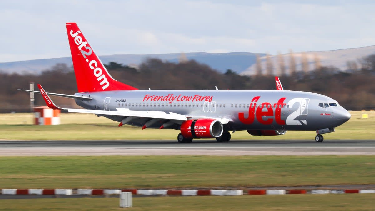 A passenger on board a Jet2 flight from Tenerife to Manchester that was forced to make an emergency landing in Cornwall has died (file photo)  (Getty Images)