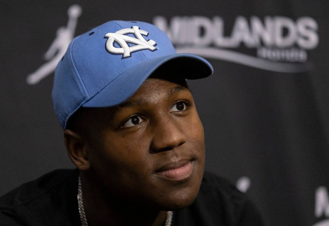 Five-star basketball player GG Jackson committed to North Carolina on April 27.