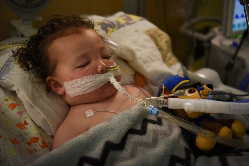 Inside a Covid ward in a St. Louis children's hospital