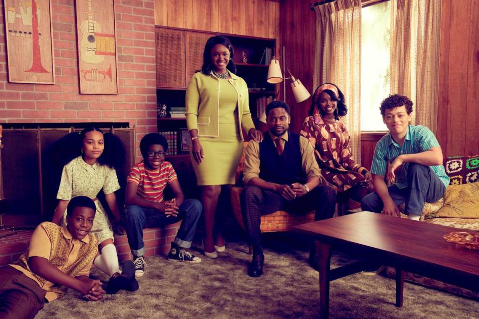 ABC’s “The Wonder Years” stars Amari OÕNeil as Cory Long, Milan Ray as Keisa Clemmons, Elisha Williams as Dean Williams, Saycon Sengbloh as Lillian Williams, Dul Hill as Bill Williams, Laura Kariuki as Kim Williams, and Julian Lerner as Brad Harper.