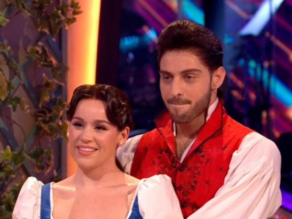 Ellie Leach and Vito Coppola on ‘Strictly’ (BBC)