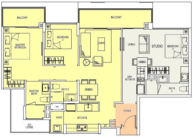 Dual-key units Property Singapore