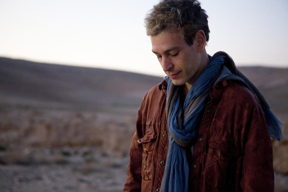 This undated image released by Thirty Tigers shows Hassidic raggae musician Matisyahu. The 33-year-old Matisyahu is far from the one who lived for years in a modest apartment in Crown Heights, the Orthodox Jewish neighborhood in Brooklyn. He's moved his wife and three sons to Los Angeles, favors pastels over dark suits, ditched the yarmulke, changed his management team, and is self-releasing his music. This month, he releases his fourth studio CD, "Spark Seeker," a fresh sound produced by Kool Kojak with reggae, hip-hop and electronica layered over Middle Eastern instruments and rhythms. (AP Photo/Thirty Tigers, Mark Squires)