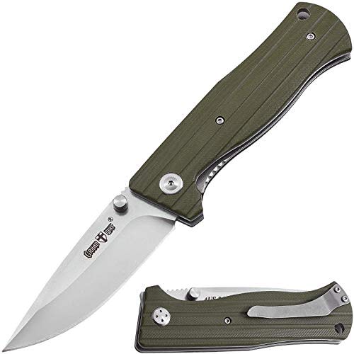 Grand Way Pocket Folding Knife for Men - Military Utility Outdoor Tactical Survival Knifes with…