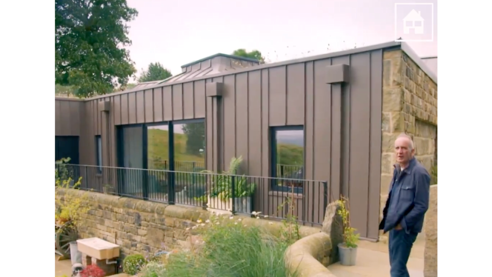 Kevin McCloud was full of praise for the zinc cladded home