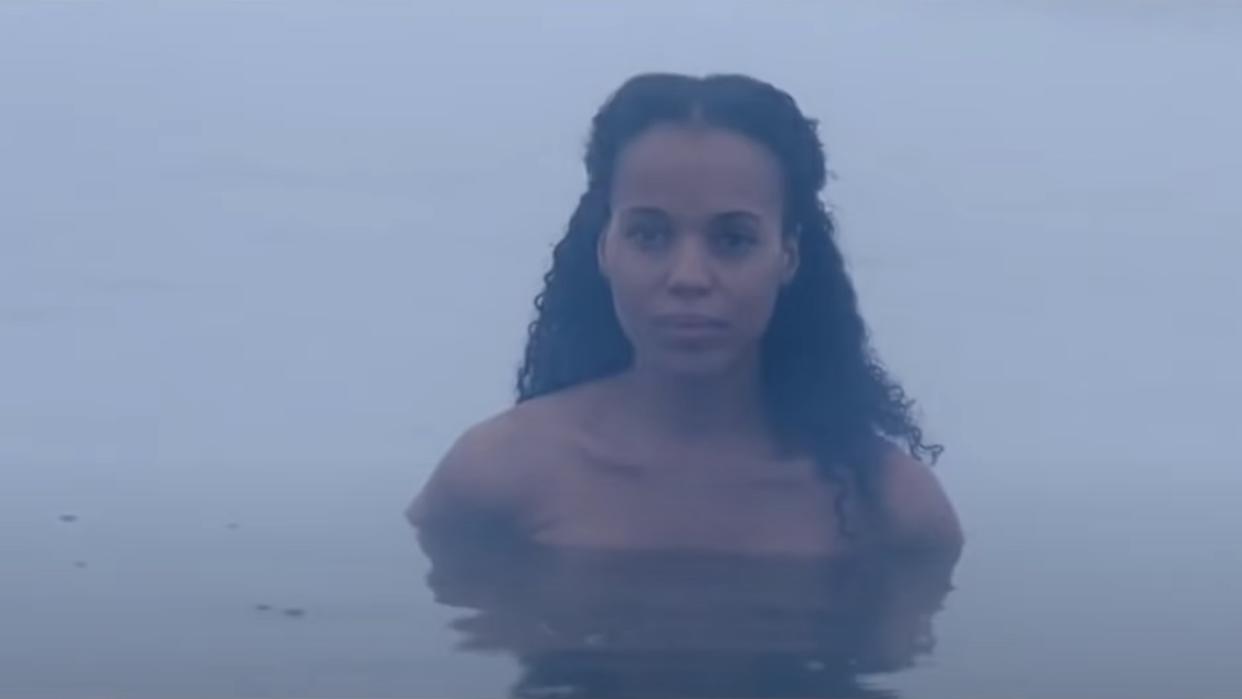  Kerry Washington in ther water in Django Unchained. 