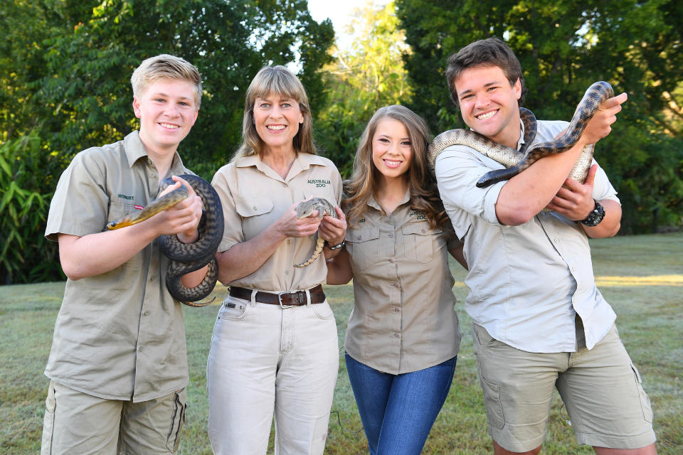 <p>And, of course, a few snakes also joined the party!<br>Source: Ben Beaden / Australia Zoo </p>