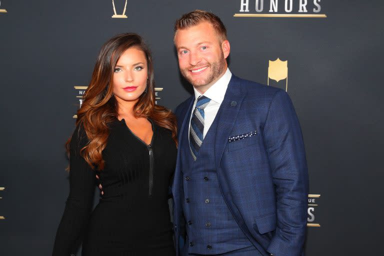 Sean McVay and Veronika Khomyn