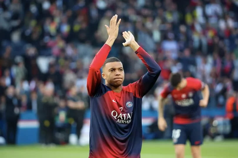 PSG striker Kylian Mbappe