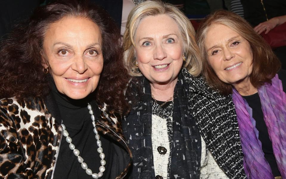 Diane von Furstenberg, Hillary Rodham Clinton, and Gloria Steinem - Bruce Glikas/WireImage