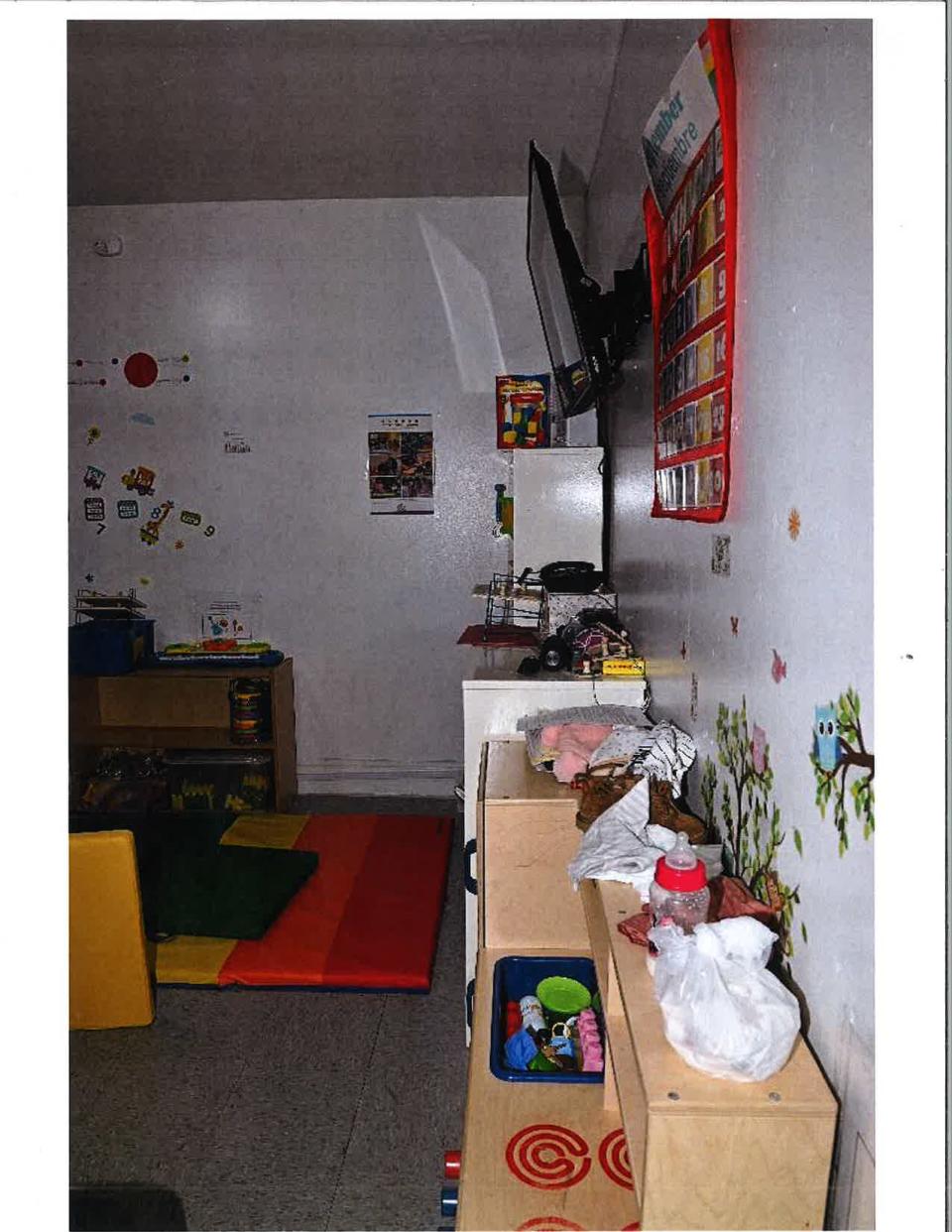 Photos shared by the Bronx District Attorney's Office show the Bronx day care where 1-year-old Nicholas Dominici died.