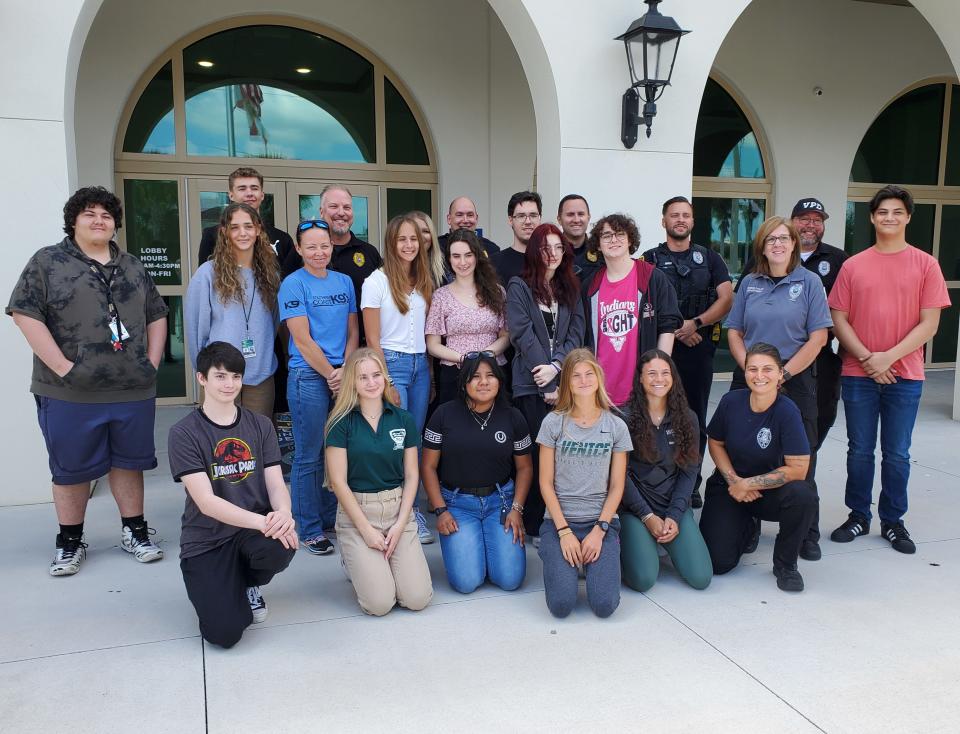 Members of the Venice Police Department and Venice High School students are participating in a new Big Brothers Big Sisters of the Sun Coast mentoring program called Beyond Schools Walls.