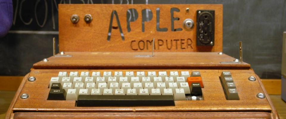 Apple I On display at the Smithsonian