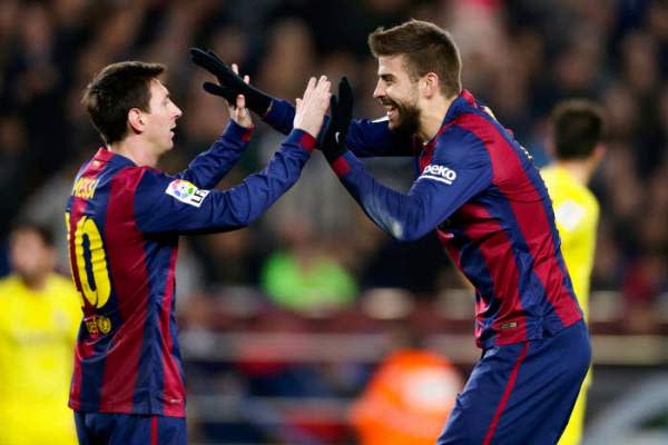 Piqué y Messi se llevan muy bien. Foto: SoFoot