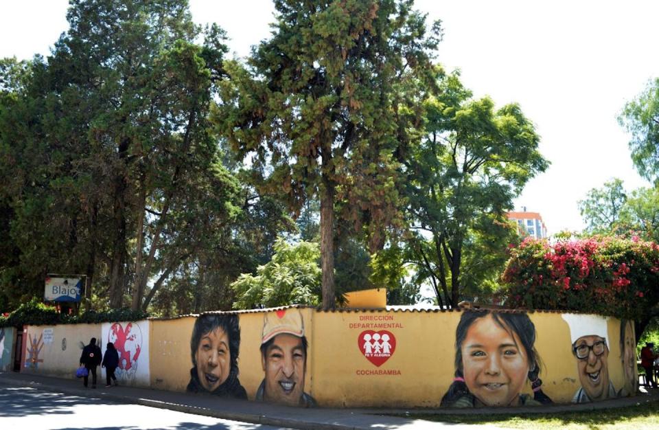 The premises of the Juan XXIII school where Pedrajas worked in Cochabamba, Bolivia. <a href="https://www.gettyimages.com/detail/news-photo/partial-view-of-the-premises-of-the-juan-xxiii-school-in-news-photo/1256205810?adppopup=true" rel="nofollow noopener" target="_blank" data-ylk="slk:Fernando Cartagena/AFP via Getty Images;elm:context_link;itc:0;sec:content-canvas" class="link ">Fernando Cartagena/AFP via Getty Images</a>