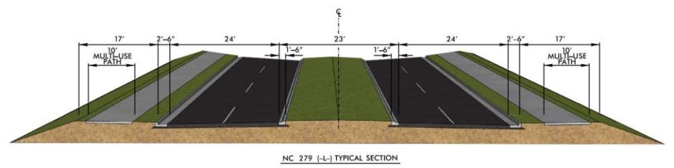 The N.C. Department of Transportation plans to begin widening South New Hope Road in 2026.