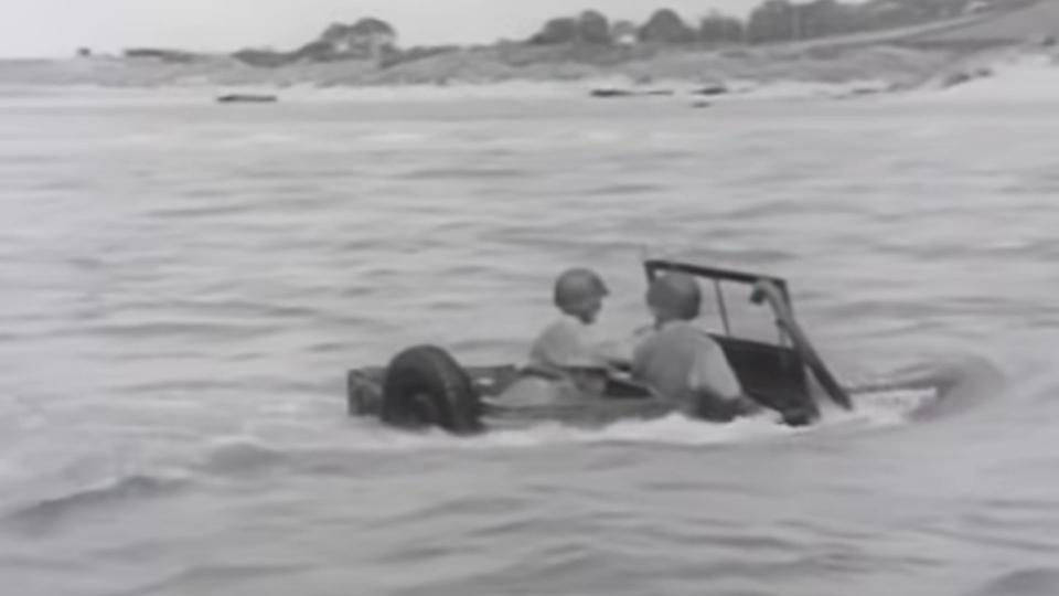 Military jeeps may be able to drive underwater