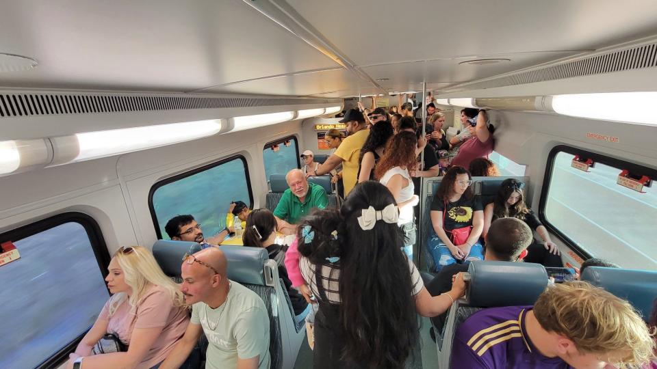 The Central Florida commuter train line provided free rides to residents as part of a special service on March 4.