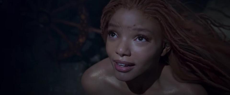 halle bailey as ariel in the little mermaid