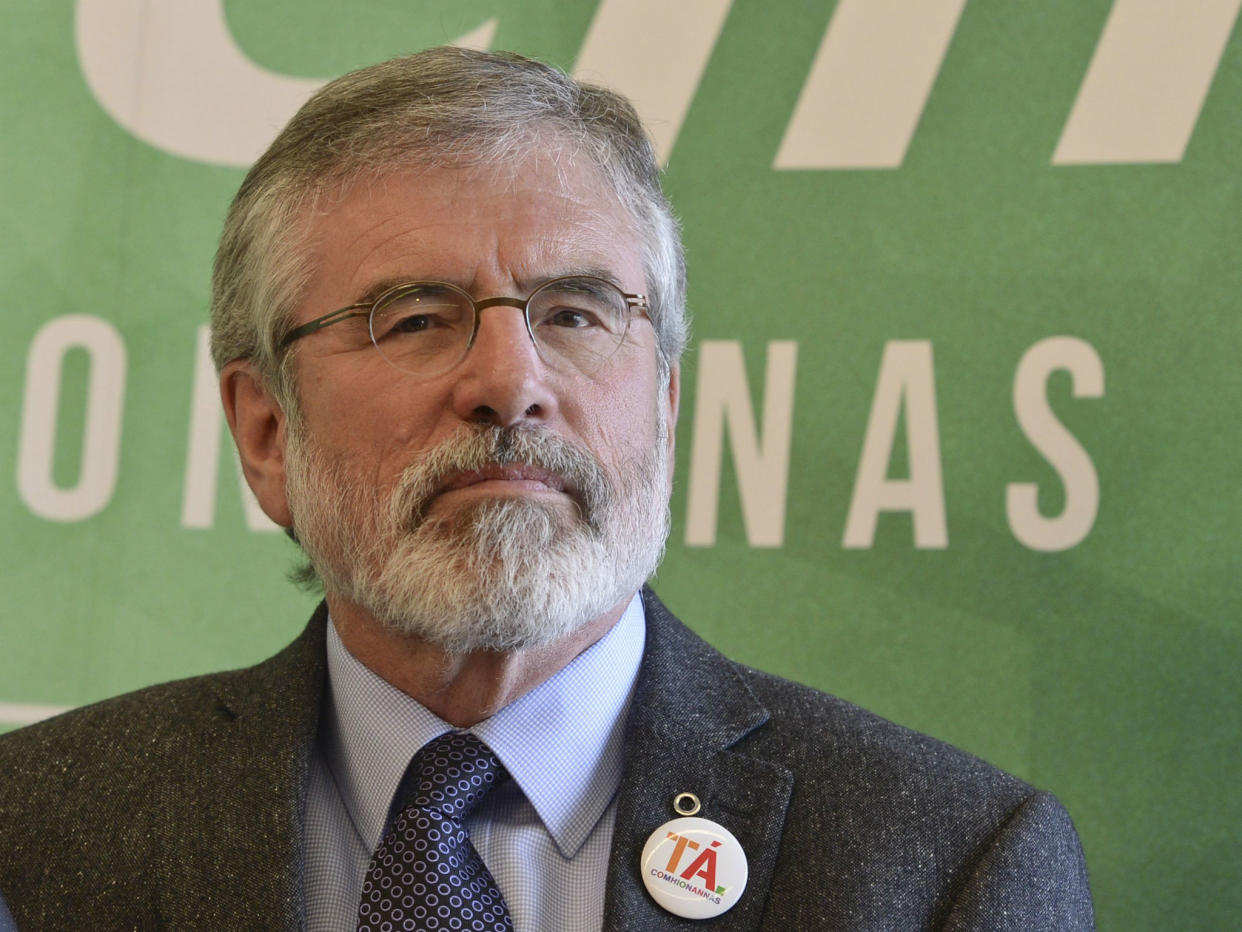 Gerry Adams: Rex/Shutterstock