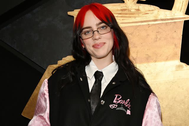 <p>Lester Cohen/Getty</p> Billie Eilish at the 2024 Grammys.