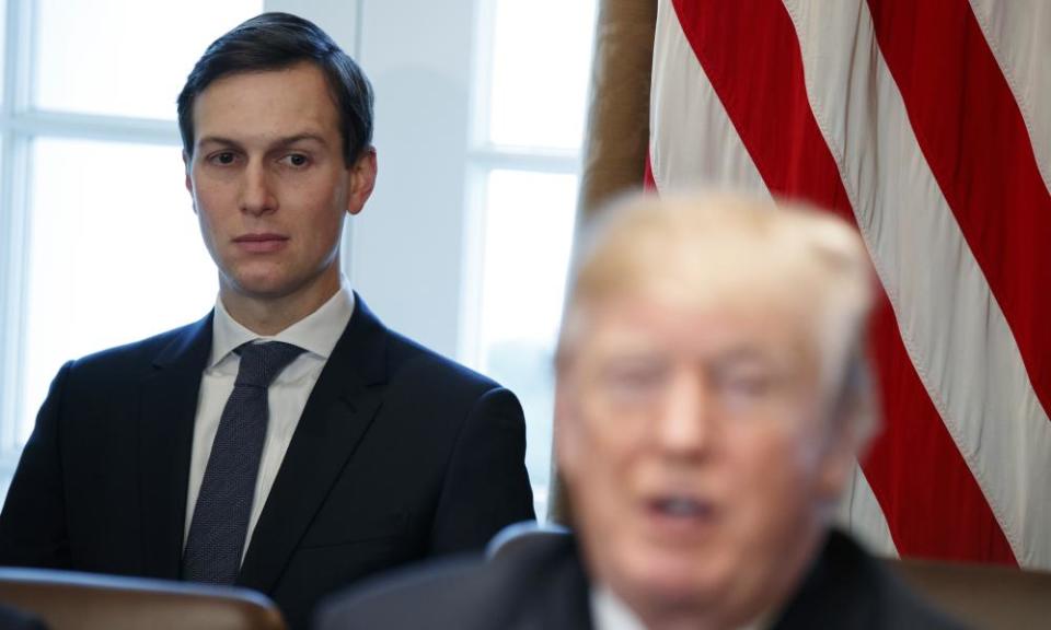 Jared Kushner, the president’s son-in-law, saw his function as a senior adviser threatened after his security clearances were downgraded.