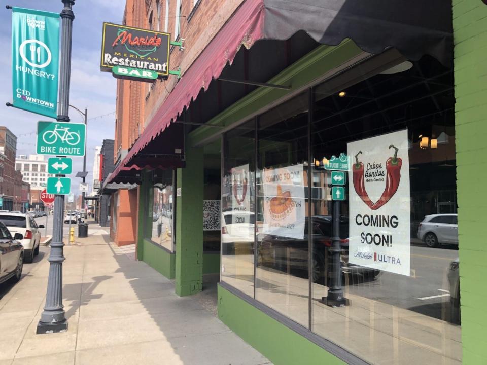 Cabos Bonitos plans to host a soft opening on March 27. Owner James Daniel has revamped the downtown Springfield space that previously housed Maria's Mexican Restaurant.