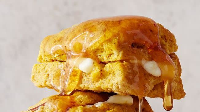 air fryer pumpkin biscuits