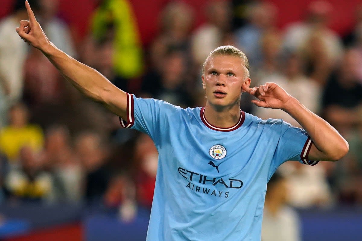 Erling Haaland is preparing for his first Manchester derby (Nick Potts/PA) (PA Wire)