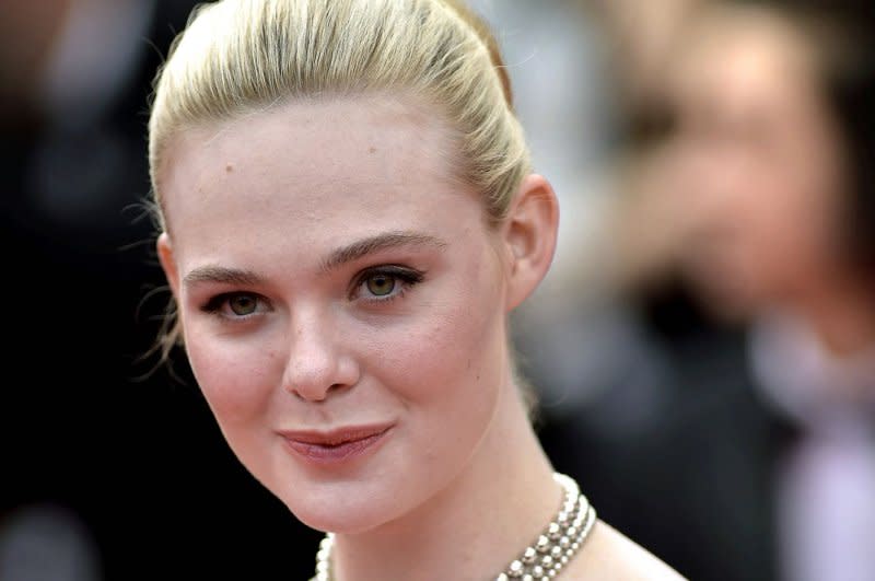 Elle Fanning attends the opening gala and premiere of Jeanne du Barry at the 76th Cannes Film Festival at Palais des Festivals in Cannes, France, on May 16. File Photo by Rocco Spaziani/ UPI