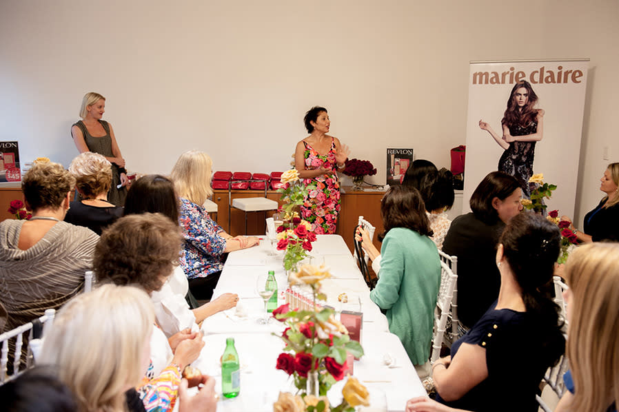 marie claire and Revlon Defy Your Age Workshop