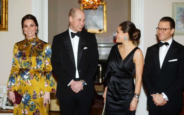 Kate Middleton and Alicia Vikander Meet In Two Stunning Evening